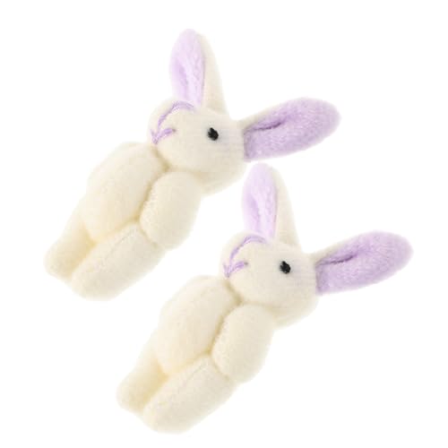 Supvox 2 Stücke Joint Kaninchen Kleine Plüsch Puppe Gefüllte Kaninchen Lavendel von Supvox