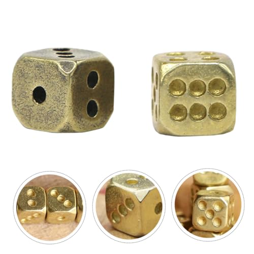 Supvox 2 Stücke Messing Würfel Brettspiel Jumbo Würfel Abgerundete Ecke Würfel Club Würfel Bar Spiel Reines Kupfer Supvox 2 Stücke Messing Würfel Brettspiel Jumbo Würfel Abgerundete Ecke Würfel Club Würfel Bar Spiel Reines Kupfer von Supvox