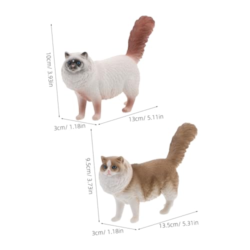 Supvox 2 Stücke Miniatur Katzenfiguren aus Kunststoff Kleine Realistische Katzenmodelle für DIY Landschaften Kinderspielzeug und Desktop Dekoration Tragbare für Zimmer und Büro Supvox 2 Stücke Miniatur Katzenfiguren aus Kunststoff Kleine Realistische Katzenmodelle für DIY Landschaften Kinderspielzeug und Desktop Dekoration Tragbare für Zimmer und Büro von Supvox