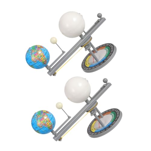 Supvox 2 Stücke Mondfinsternis Instrument Planetarium Lehrmittel Planetenmodell Lehrmittel Wissenschaftslehrmittel Wissenschaftsmodell Sonnensystemmodell Kunststoff von Supvox