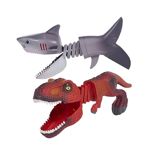 Supvox 2 Stücke Streichspielzeug für Tiere für kinderspielzeug Toys Lustiges Prank Kid Toys Manipulator-Tierclip- Dinosaurier-Hai-Streichspielzeug Supvox 2 Stücke Streichspielzeug für Tiere für kinderspielzeug Toys Lustiges Prank Kid Toys Manipulator-Tierclip- Dinosaurier-Hai-Streichspielzeug von Supvox