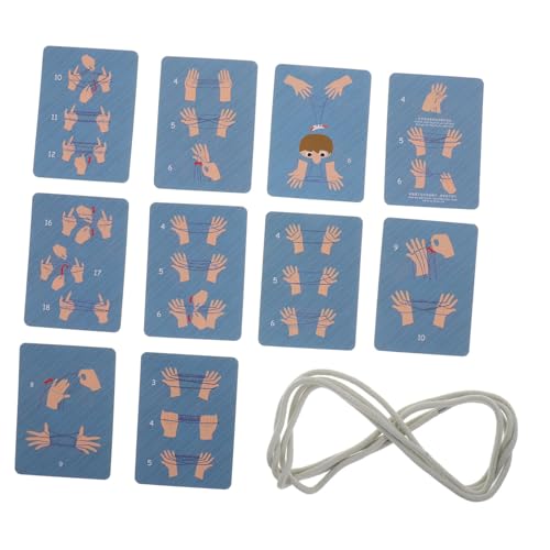 Supvox 2 Stücke Jungen Und Mädchen Katzen Wiege String Spielzeug Hand Spiel Finger Saiten Spaß Kooperative Spielzeug Für Kinder Im Vorschulalter von Supvox