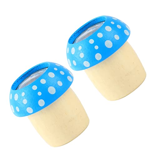 Supvox 2 Stücke Woody Pilz Kaleidoskop hühner spielsachen für holzspielsachen holzspielzeug Lernspielzeug Kaleidoskop-Kit für -Sachen Bambus Blue Supvox 2 Stücke Woody Pilz Kaleidoskop hühner spielsachen für holzspielsachen holzspielzeug Lernspielzeug Kaleidoskop-Kit für -Sachen Bambus Blue von Supvox