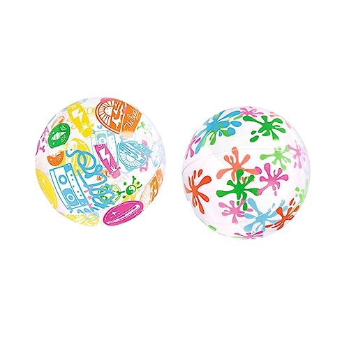 Supvox 2 Stücke aufblasbarer Ball für kinderspielzeug wasserspielsachen water toy luftballons strand ball Riese Schaum Schwimmbad Blase Wasserball Strandball für Supvox 2 Stücke aufblasbarer Ball für kinderspielzeug wasserspielsachen water toy luftballons strand ball Riese Schaum Schwimmbad Blase Wasserball Strandball für von Supvox
