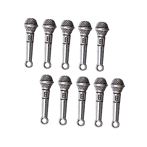 Supvox 20 Stck Maßstab Realistische Miniatur Mikrofon Dekoration für Puppenfamilie und Sammler Supvox 20 Stck Maßstab Realistische Miniatur Mikrofon Dekoration für Puppenfamilie und Sammler von Supvox