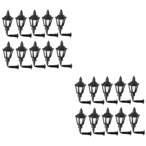 Supvox 20 Stck Maßstab Warmweißes Licht Dekorative Miniatur Wandlampen für Sandtisch Puppenhaus und DIY Szenendekoration Supvox 20 Stck Maßstab Warmweißes Licht Dekorative Miniatur Wandlampen für Sandtisch Puppenhaus und DIY Szenendekoration von Supvox