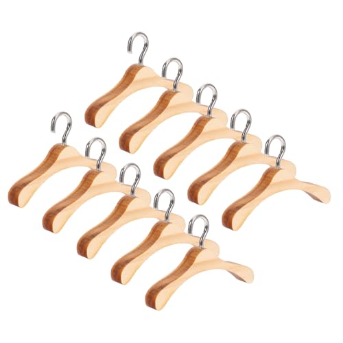Supvox 20 Stck Teiliges Holzkleiderbügel für Bjd Puppen Puppenzubehör zur Kleidungspflege Natürliche Holzfarbe für Puppenhaus und Aufbewahrung Supvox 20 Stck Teiliges Holzkleiderbügel für Bjd Puppen Puppenzubehör zur Kleidungspflege Natürliche Holzfarbe für Puppenhaus und Aufbewahrung von Supvox