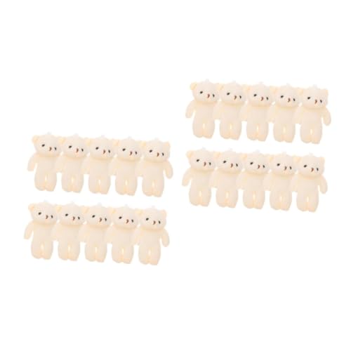Supvox 20 Stck Teiliges Kleine Plüschbären Hängedekoration mit Niedlichem Cartoon Design Leicht und Handlich für Kinderzimmer Schlüsselanhänger und Geschenkideen Supvox 20 Stck Teiliges Kleine Plüschbären Hängedekoration mit Niedlichem Cartoon Design Leicht und Handlich für Kinderzimmer Schlüsselanhänger und Geschenkideen von Supvox