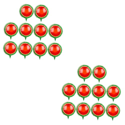 Supvox 20 Stck Teiliges Set Wassermelonen Folienballons Wiederverwendbare Geburtstagsdeko Kreative Früchte Partydekoration Einfach Aufzublasen Glänzende Aluminiumfolie für Hochzeit und Supvox 20 Stck Teiliges Set Wassermelonen Folienballons Wiederverwendbare Geburtstagsdeko Kreative Früchte Partydekoration Einfach Aufzublasen Glänzende Aluminiumfolie für Hochzeit und von Supvox