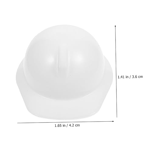 Supvox 20 Stck. Teiliges Miniatur Kunststoff Doll Sicherheitshelme Robuste Bauhelm Spielzeugdekoration Glatte Oberfläche Puppenzubehör für Vielfältige Anlässe Langlebig und Sicher von Supvox