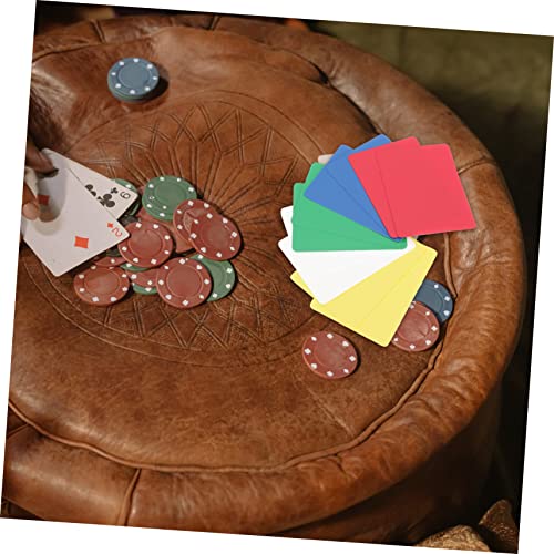 Supvox 20 Stck. Teiliges Poker Cut Cards aus Hochwertigem PVC und Wiederverwendbar mit Farbigen Kunststoff Karten Professionelles Zubehör für Einfaches Mischen und bei Pokerspielen von Supvox