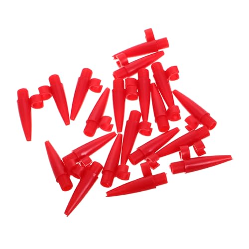 Supvox 20 Stück Aufblasdüse Zubehör Für Luftpumpen Luftpumpenzubehör Für Schlauchboote Luftpumpenadapter Für Schlauchboote Luftpumpendüse Ersatzdüsen Für Luftpumpen Rot Plastik von Supvox