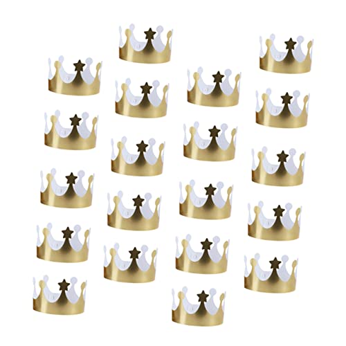 Supvox 20 Stück Goldene für Geburtstagsfeiern Verstellbare Partyhüte für Erwachsene Deko für Jubiläen und Babypartys Einfache Handhabung und Lagerung Supvox 20 Stück Goldene für Geburtstagsfeiern Verstellbare Partyhüte für Erwachsene Deko für Jubiläen und Babypartys Einfache Handhabung und Lagerung von Supvox