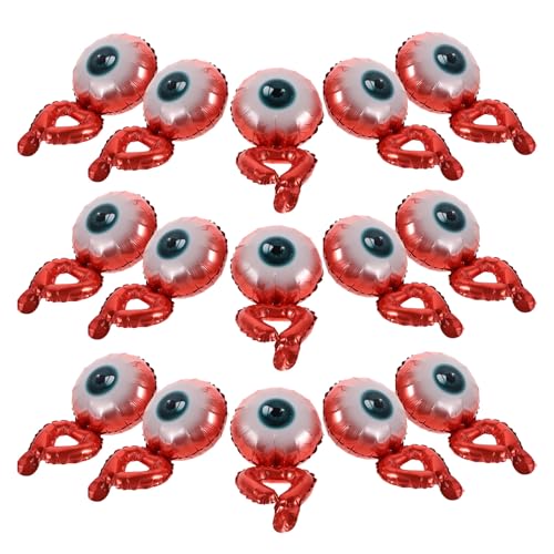 Supvox 20 Stück Halloween-handgelenkballons: Aufblasbare Spinnenhandballons aus Aluminiumfolie für Feiertagsparty-dekorationen Und Festivalfeiern von Supvox