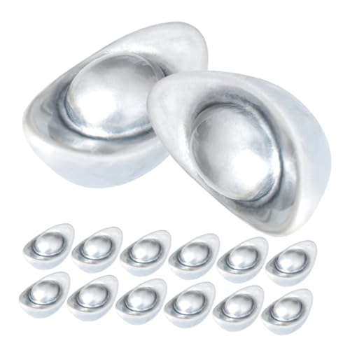 Supvox 20 Stück Ingot-Modell Miniatur- Min. Barrenstatue Mini- dekorative Wohnaccessoires Dekoration Home Decoration Toy Barrendekore dekorativer Barren Harz Silver von Supvox
