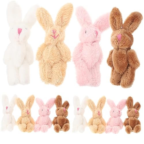 Supvox 20 Stück Kaninchenpuppe hasenkuscheltiere Hasen stofftier Hasen plüschtier Mini-Kaninchen aus weichem Plüsch Hase Plüschpuppe Kleiner Hase Jahr des Hasenspielzeugs kurzer Plüsch von Supvox