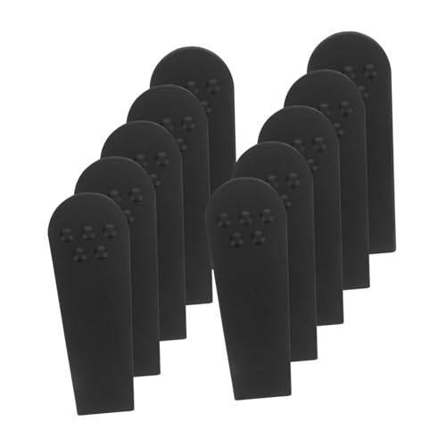 Supvox 20 Stück Krallenclip-Gummiabdeckung Klaue für Griffe Schlüsselanhänger machen zappelt reinigungstabletten kaffeevollautomaten zubehör spielautomat automatisch Plastik Black von Supvox