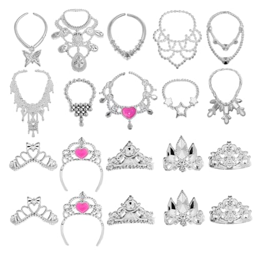 Supvox 20 Stück Krone Halskette Puppe Zubehör klein Mini Mädchen Schmuck Halskette Plastik Supvox 20 Stück Krone Halskette Puppe Zubehör klein Mini Mädchen Schmuck Halskette Plastik von Supvox