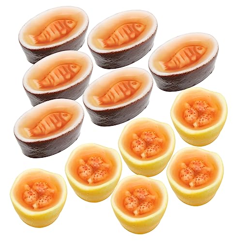 Supvox 20 Stück Lebensmittelmodellschlüsselkette Essen Miniatur Machen Mini-Charms Zum Basteln Lebensmittelverzierungen Für Das Handwerk Mini-Lebensmittel Plastik von Supvox
