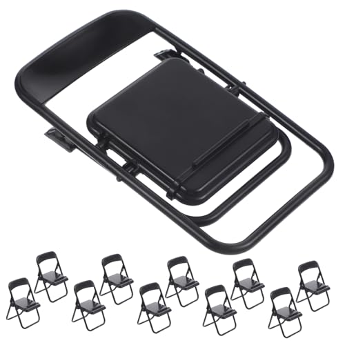 Supvox 20 Stück MINI STUHR-förmiger Mobilfunkhalter Mini Doll Tablet bürodeko büro Dekoration Tablet-Halterung Smartphone Miniatur-Stuhlmodell Mini-DIY-Kleinmöbel Plastik Black Supvox 20 Stück MINI STUHR-förmiger Mobilfunkhalter Mini Doll Tablet bürodeko büro Dekoration Tablet-Halterung Smartphone Miniatur-Stuhlmodell Mini-DIY-Kleinmöbel Plastik Black von Supvox