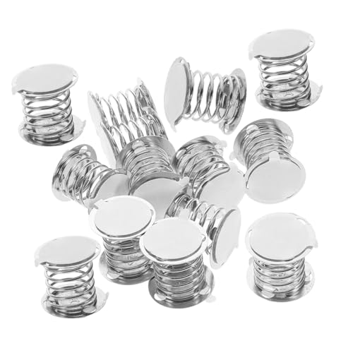 Supvox 20 Stück Metallfeder Basis mit Doppelseitigem Nano kleber Stabile Wackelfeder Ersatzbasis für Puppen DIY Bastelzubehör für Wackelnde Köpfe Robustes Spielzeugzubehör von Supvox