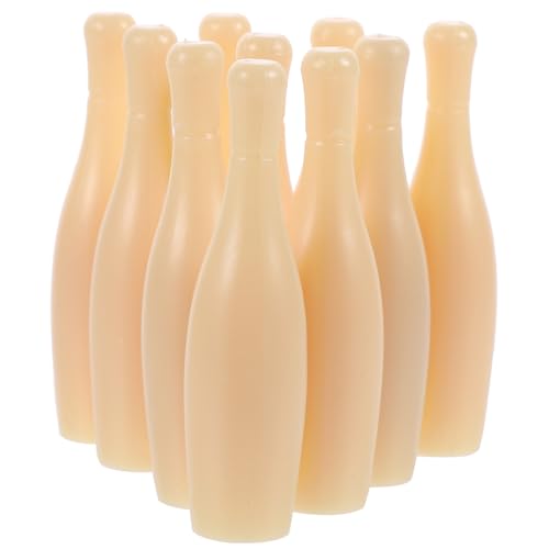 Supvox 20 Stück Mini Bowling Accessoires Für Schreibtisch Tabletop-Bowling Ball Mini-Bowling Bowling- Desktop-bowlingkugel Bowlingkugeln Desktop Bowling -Spiel Khaki Die Hüften von Supvox
