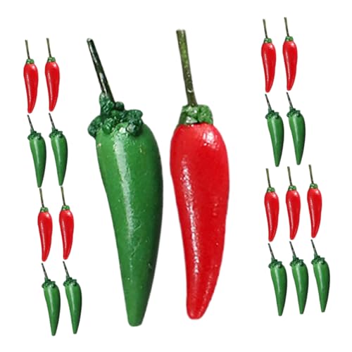 Supvox 20 Stück Mini Chili Modell Paprika Simulationsdekorationen Paprika Dekoration Puppenhaus Zubehör Gemüsedekor Realistisches Obst Gemüse Künstliches Gemüse Puppenhaus Supvox 20 Stück Mini Chili Modell Paprika Simulationsdekorationen Paprika Dekoration Puppenhaus Zubehör Gemüsedekor Realistisches Obst Gemüse Künstliches Gemüse Puppenhaus von Supvox