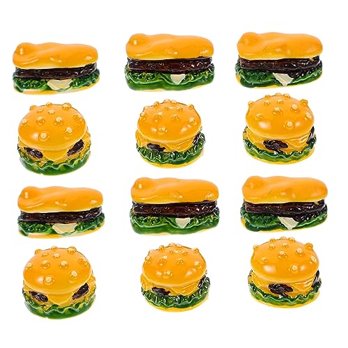 Supvox 20 Stück Mini Hamburger Spielzeugzubehör Burger Miniatur Burger Mini Hamburger Burger Requisiten Miniatur Lebensmittel Imitat Miniatur Burger Basteln Winzige von Supvox