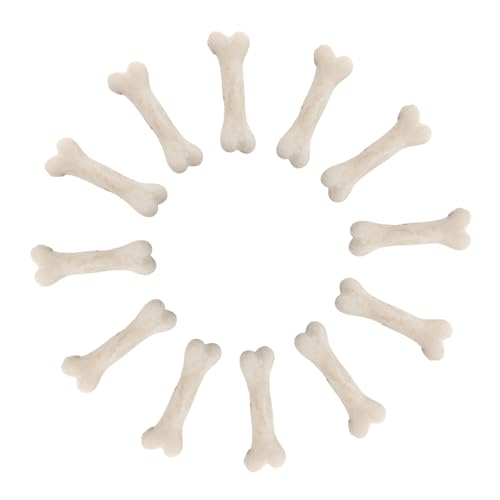 Supvox 20 Stück Mini-knochenmodell Deko Mini-Skelette Knochenfüller Winzige Skelette Miniatur-Skelett Mini-Knochen Zum Basteln Falsche Knochen Skelett Beige Harz von Supvox