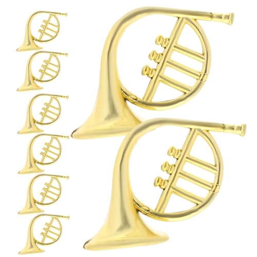 Supvox 20 Stück Miniatur Musikinstrumente Weihnachtsbaumdekoration DIY Zubehör für Weihnachtskränze Kunststoff Weihnachtsdeko für Festliche Anlässe und Kreative Projekte von Supvox
