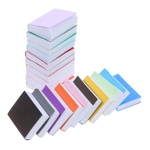 Supvox 20 Stück Miniaturbücher Set für Puppenhaus Kreative und Elegante Dekoration für Puppenhaus Accessoires Realistische Details für Bibliothek und Wohnzimmer Supvox 20 Stück Miniaturbücher Set für Puppenhaus Kreative und Elegante Dekoration für Puppenhaus Accessoires Realistische Details für Bibliothek und Wohnzimmer von Supvox