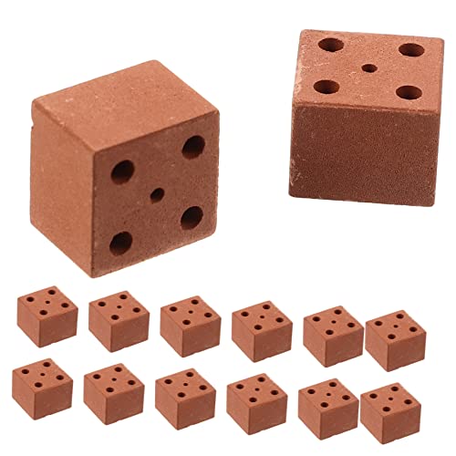 Supvox 20 Stück Modell Aus Rotem Ziegelstein Mauerziegelmodell Miniatur-Ziegel-Ornament Handgemachter Spielzeugstein Ziegelsteine für Simulationsbaustein Mini-Steine Ton Brennen Supvox 20 Stück Modell Aus Rotem Ziegelstein Mauerziegelmodell Miniatur-Ziegel-Ornament Handgemachter Spielzeugstein Ziegelsteine für Simulationsbaustein Mini-Steine Ton Brennen von Supvox