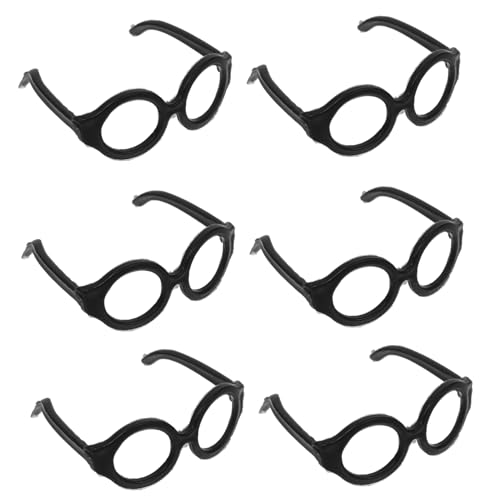 Supvox 20 Stück Puppenbrille entzückende Mini-Brille Brillen zum Anziehen der Puppe lustige Brillendekore Puppengläser zur Dekoration Puppe Mini-Brille Plastik Black Supvox 20 Stück Puppenbrille entzückende Mini-Brille Brillen zum Anziehen der Puppe lustige Brillendekore Puppengläser zur Dekoration Puppe Mini-Brille Plastik Black von Supvox