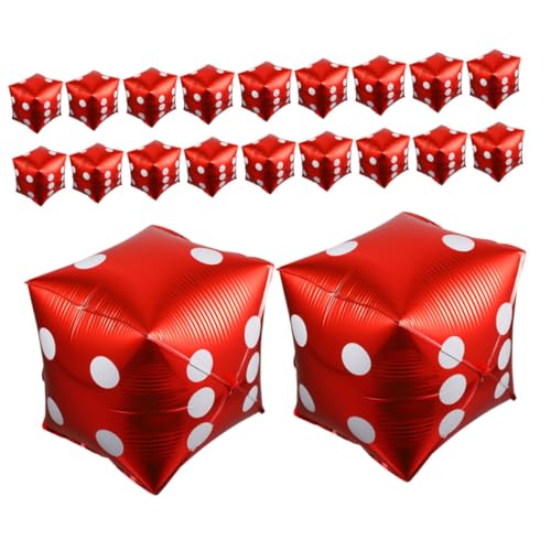 Supvox 20 Stück Quadratische Luftballons für Partys Dekorationen für Spieleabende und Geburtstagsfeiern Leicht und Wiederverwendbar für Männerpartys und Festivals Supvox 20 Stück Quadratische Luftballons für Partys Dekorationen für Spieleabende und Geburtstagsfeiern Leicht und Wiederverwendbar für Männerpartys und Festivals von Supvox