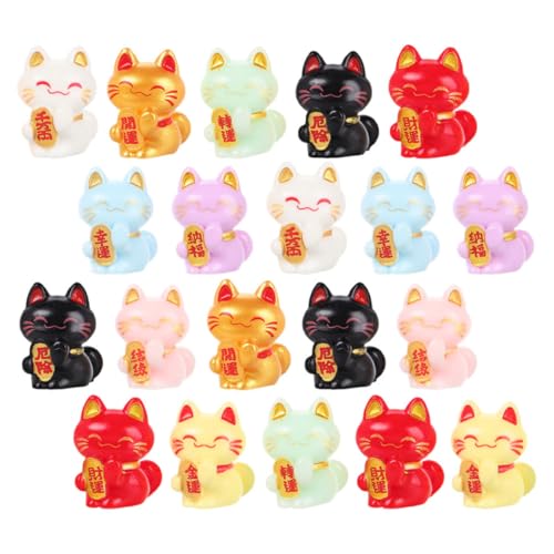 Supvox 20 Stück Resin Katzen Dekoration für Schreibtisch und Regal für Mikro Landschaften und Bonsai Dekorationen Supvox 20 Stück Resin Katzen Dekoration für Schreibtisch und Regal für Mikro Landschaften und Bonsai Dekorationen von Supvox
