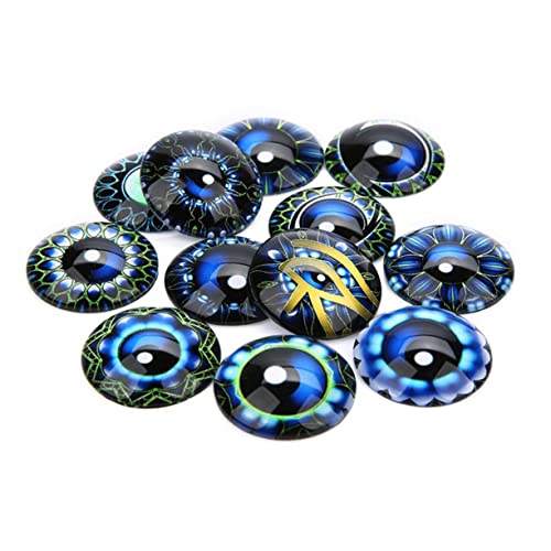 Supvox 20 Stück Runder Glasfleck Edelsteine glasaufkleber Flecken Schmuckaufnäher Runder Cabochon Aus Glas Schmuckmaterial Selber Machen Blau Supvox 20 Stück Runder Glasfleck Edelsteine glasaufkleber Flecken Schmuckaufnäher Runder Cabochon Aus Glas Schmuckmaterial Selber Machen Blau von Supvox