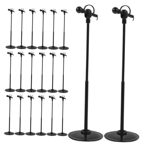 Supvox 20 Stück Schwarze Mikrofon Accessoires für Puppenstuben Plastiksimulation für Rollenspiele Dekoration und Fotografie Supvox 20 Stück Schwarze Mikrofon Accessoires für Puppenstuben Plastiksimulation für Rollenspiele Dekoration und Fotografie von Supvox