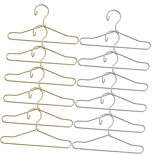 Supvox 20 Stück Simulation -Puppen-Kleiderbügel Puppen Kleidung für puppenkleidung Miniaturen Mini-Kleiderbügel kleiderständer Puppen -Outfit -Kleiderbügel Mini House Accessory von Supvox