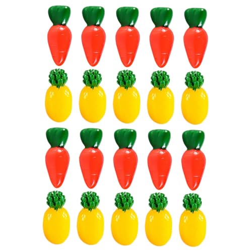 Supvox 20 Stück Simulierte Karottenananas gefälscht Miniatur-Fruchtfiguren künstlich Fruchtpuppe Fälschung Mini-Fruchtmodell Mini-Früchteimitat Mini-Obstverzierung Harz Supvox 20 Stück Simulierte Karottenananas gefälscht Miniatur-Fruchtfiguren künstlich Fruchtpuppe Fälschung Mini-Fruchtmodell Mini-Früchteimitat Mini-Obstverzierung Harz von Supvox