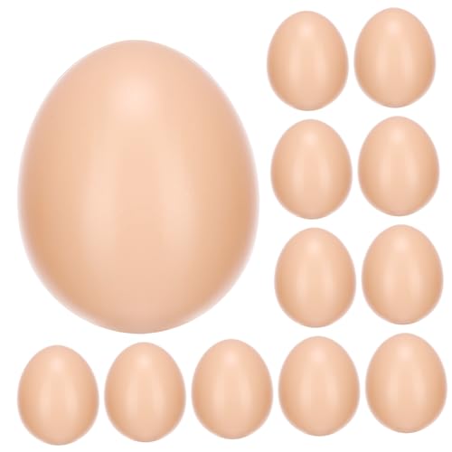Supvox 20 Stück Simulierte Plastikeispielzeug künstliche Eier Kind gefälschtes Ei bunt Huhn künstliches Hühnerei künstliche Hühnereier künstliche gefälschte Eier DIY-Simulationseier Khaki Supvox 20 Stück Simulierte Plastikeispielzeug künstliche Eier Kind gefälschtes Ei bunt Huhn künstliches Hühnerei künstliche Hühnereier künstliche gefälschte Eier DIY-Simulationseier Khaki von Supvox