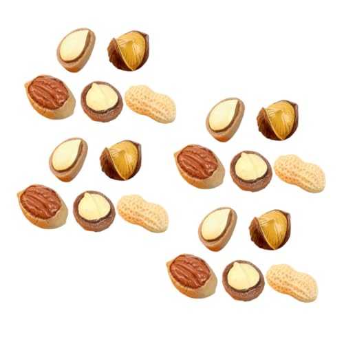 Supvox 20 Stück Simuliertes Nuss-Snack- Mini Walnuss DIY simulierte Nüsse Simulationsmutter kleines Nussmodell Lebensmittelquellen Nuss Walnuss Harz Supvox 20 Stück Simuliertes Nuss-Snack- Mini Walnuss DIY simulierte Nüsse Simulationsmutter kleines Nussmodell Lebensmittelquellen Nuss Walnuss Harz von Supvox