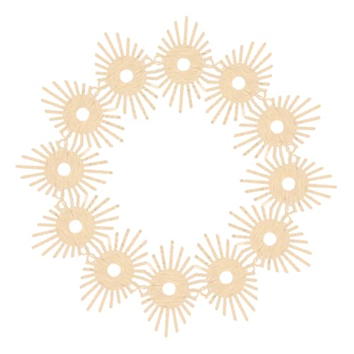 Supvox 20 Stück Sonnenblumenschmuck Verbindungsanhänger Für Die Schmuckherstellung Halskettenanhänger Selber Machen Sonnenanhänger Für Armbänder Halskette-ohrring-anhänger Golden Metall von Supvox
