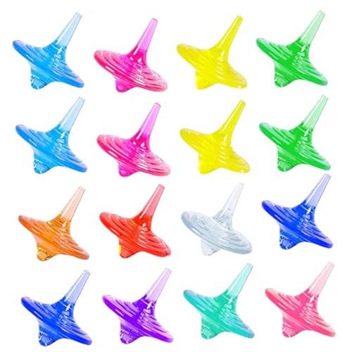 Supvox 20 Stück Spinnendes Edelsteinspielzeug Rotierende Gyroskope Für Bunte Kindergyroskope -Desktop- Rotierendes Für Rotierender Kreisel Acryl von Supvox