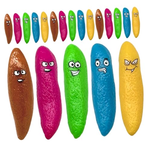 Supvox 20 Stück Teiliges Finger Sling Shot Lustige Party Mitgebsel für Geruchloses Sicheres Soft Farblich Gemischt für Kindergeburtstag und Gruppenspiele von Supvox