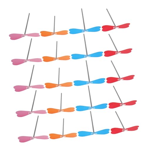 Supvox 20 Stück Teiliges Hand-Helikopter mit Bambus-Design Sicheres Tragbares Flugspielzeug für Fördert Kreativität Neugier und Eltern-Junge Mädchen-bindung bei Outdoor-aktivitäten von Supvox