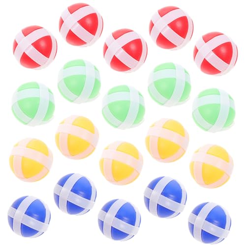 Supvox 20 Stück Teiliges Klettball Wurfspiel Bunte Haftbälle aus Nylon und Pa Langlebig und Sicher für Indoor Outdoor Spiel Fördert Hand Augen Koordination bei Jungen und Mädchen Supvox 20 Stück Teiliges Klettball Wurfspiel Bunte Haftbälle aus Nylon und Pa Langlebig und Sicher für Indoor Outdoor Spiel Fördert Hand Augen Koordination bei Jungen und Mädchen von Supvox