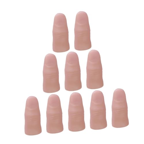 Supvox 20 Stück Teiliges Künstliche Finger Täuschungs Spielzeuge mit Daumenspitzen Langlebige Soft Materialien Vielseitige Bühnenrequisiten und Halloween Kostümzubehör für Zaubertricks Supvox 20 Stück Teiliges Künstliche Finger Täuschungs Spielzeuge mit Daumenspitzen Langlebige Soft Materialien Vielseitige Bühnenrequisiten und Halloween Kostümzubehör für Zaubertricks von Supvox