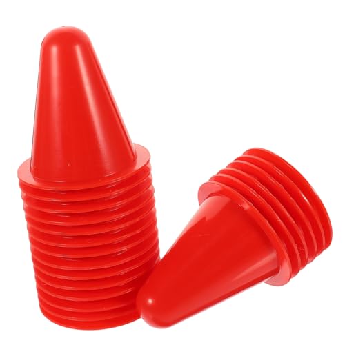 Supvox 20 Stück Teiliges Kunststoff Trainingskegel Winddichte Kleine Agility Markierungskegel für Rollschuh und Skating Training Stapelbar Stabil und Langlebig für Sportübungen und Supvox 20 Stück Teiliges Kunststoff Trainingskegel Winddichte Kleine Agility Markierungskegel für Rollschuh und Skating Training Stapelbar Stabil und Langlebig für Sportübungen und von Supvox