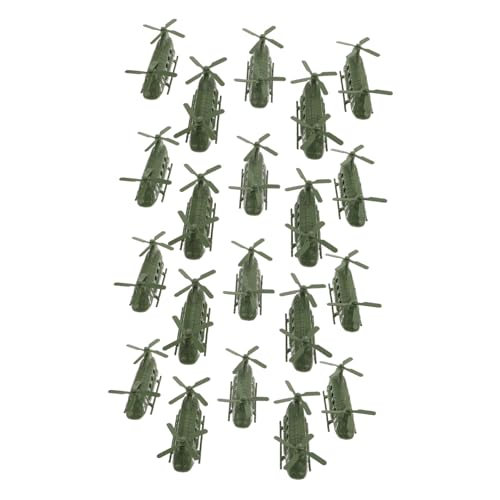 Supvox 20 Stück Teiliges Militärspielzeug Hubschrauber Modell aus Transporthubschrauber für Jungen und Mädchen Robustes Flugzeug für Sandtisch Kinderzimmer Deko und Fantasievolles von Supvox