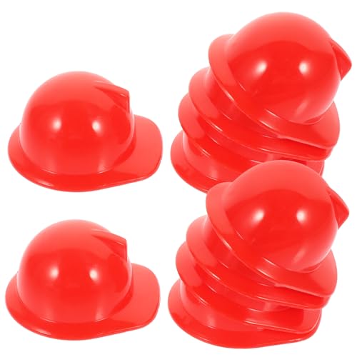 Supvox 20 Stück Teiliges Mini Bauhelm Realistische Kleine Sicherheitshelme Vielseitige Puppenhut Weinflaschendeko Robustes Material als Party Haustierdekoration von Supvox